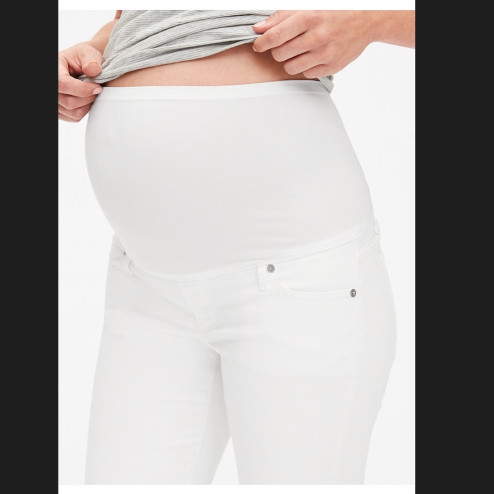 GAP Maternity Full Panel True Skinny Ankle Jeans